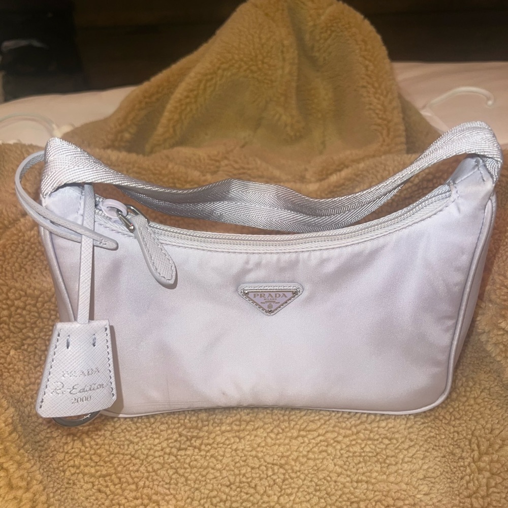 Authentic Prada Re-Edition 2000 Lavender Nylon Bag - image 5